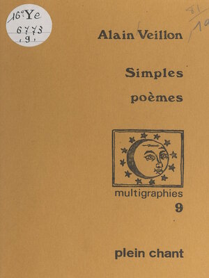 cover image of Simples poèmes